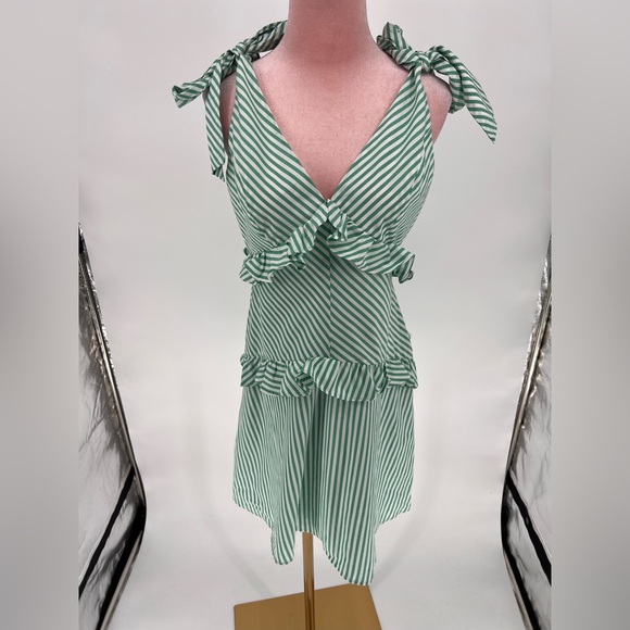 NWT BCBGeneration Tie Shoulder Mini Dress - Picture 6 of 14